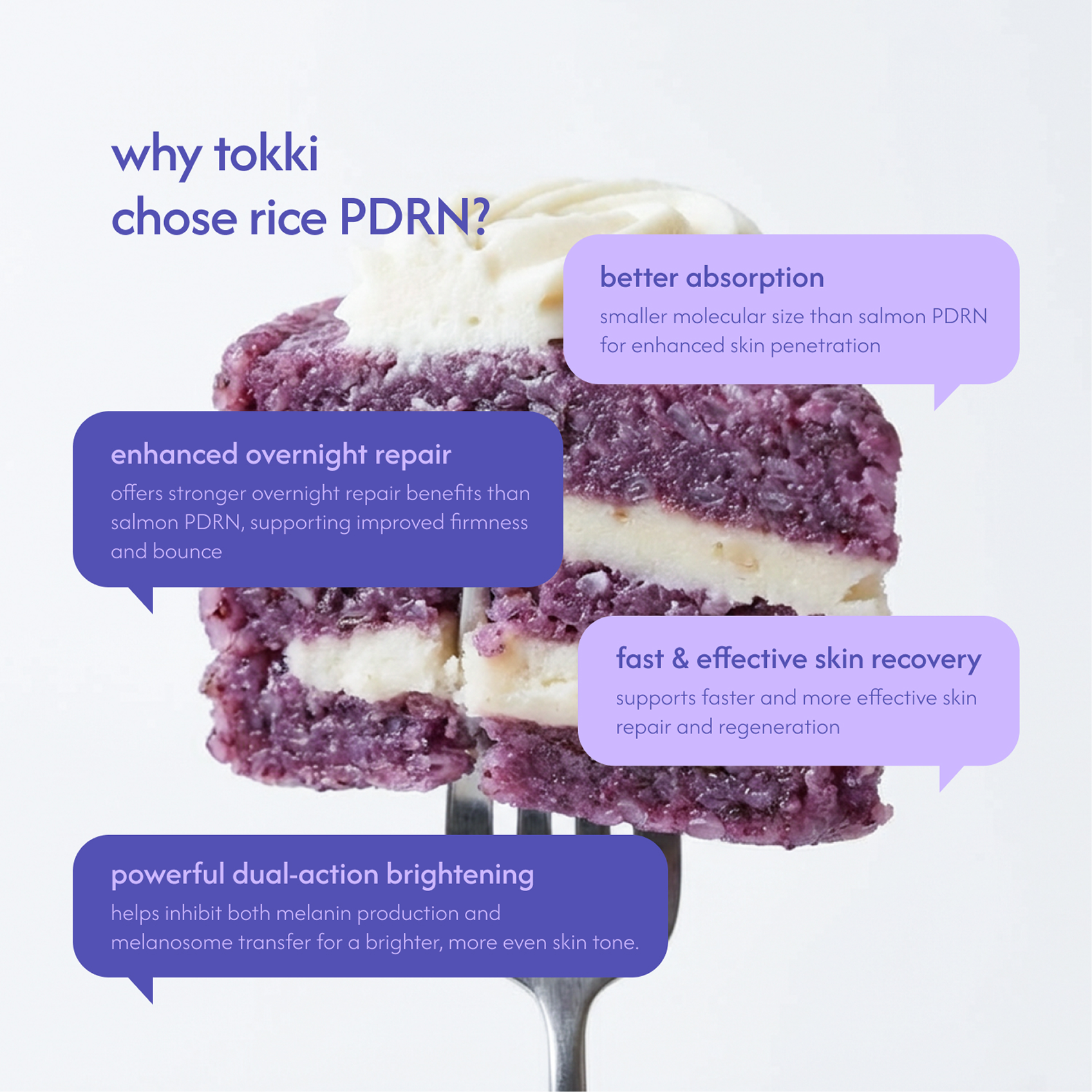 purple rice PDRN bubble mask