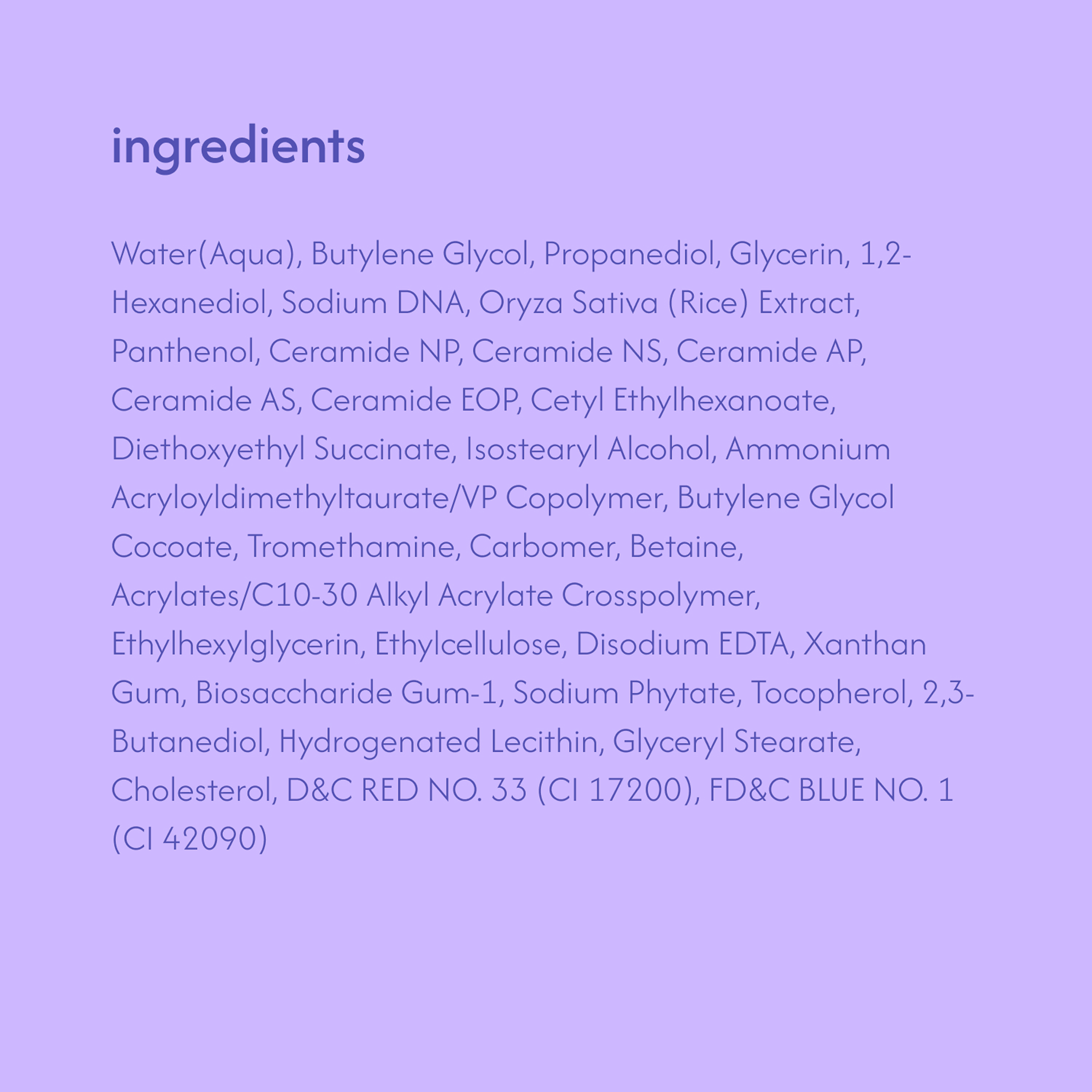 purple rice PDRN gel & cream
