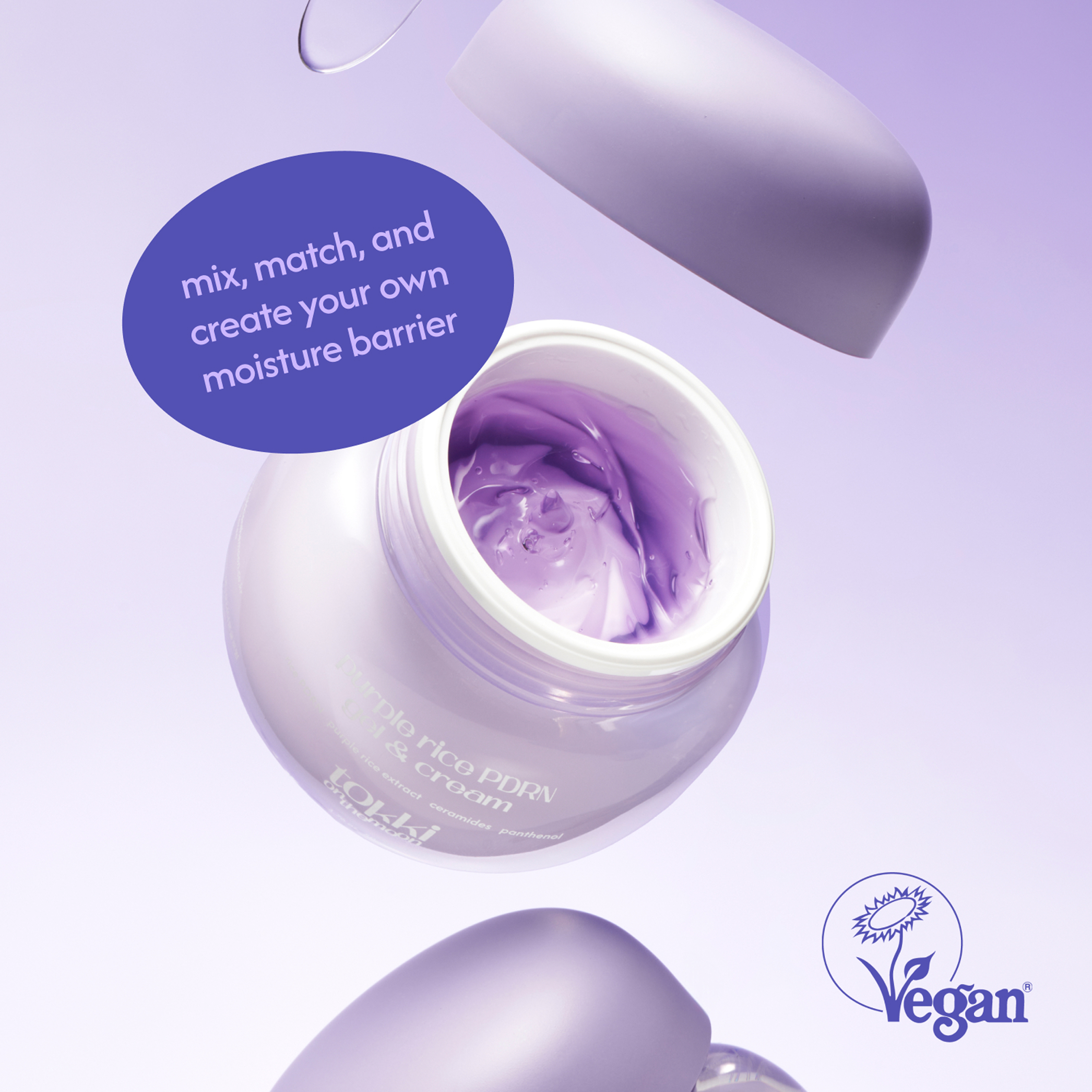purple rice PDRN gel & cream